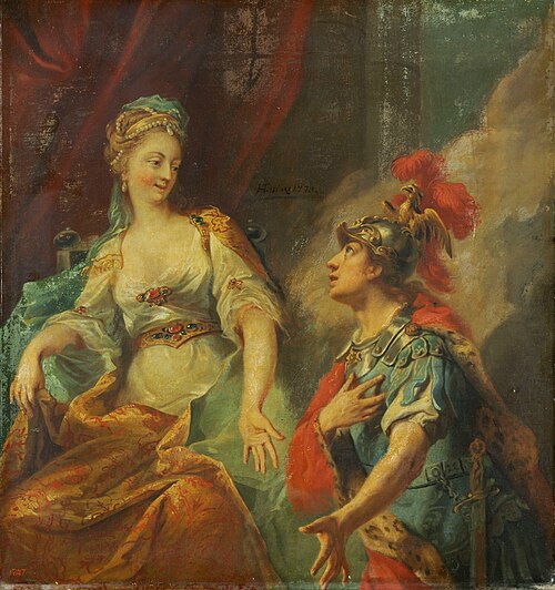 Aeneas before Dido, 1773, Johann Heinrich Tischbein