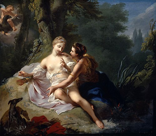 Jupiter in the Guise of Diana Seducing Callisto, 1756, Johann Heinrich Tischbein