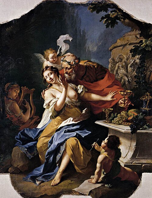 The Mocking of Anacreon, 1754, Johann Heinrich Tischbein