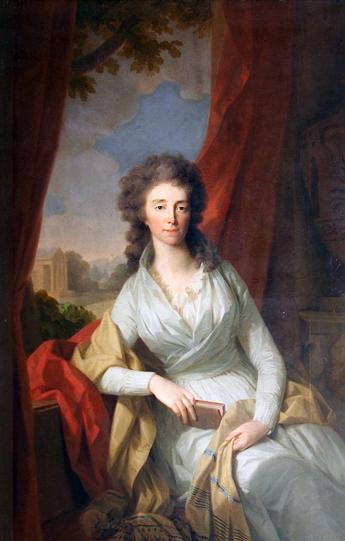 Luise of Hesse-Darmstadt, grand duchess of Saxe-Weimar-Eisenach, 1795, Johann Friedrich August Tischb