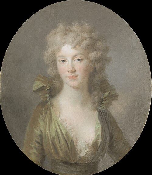 Frederica Louisa Wilhelmina (1774-1837), princess of Prussia. Since1791 wife of Willem Frederik, pri, 1750, Johann Friedrich August Tischb