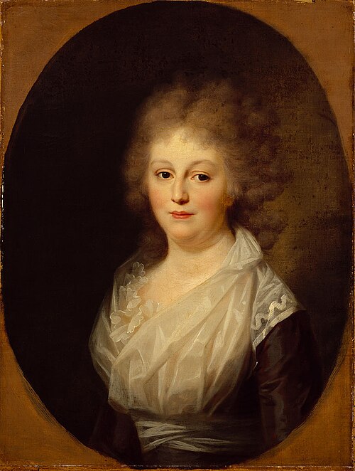 Portrait of Agnes Maria Dedel (1767-1827), 1794, Johann Friedrich August Tischb