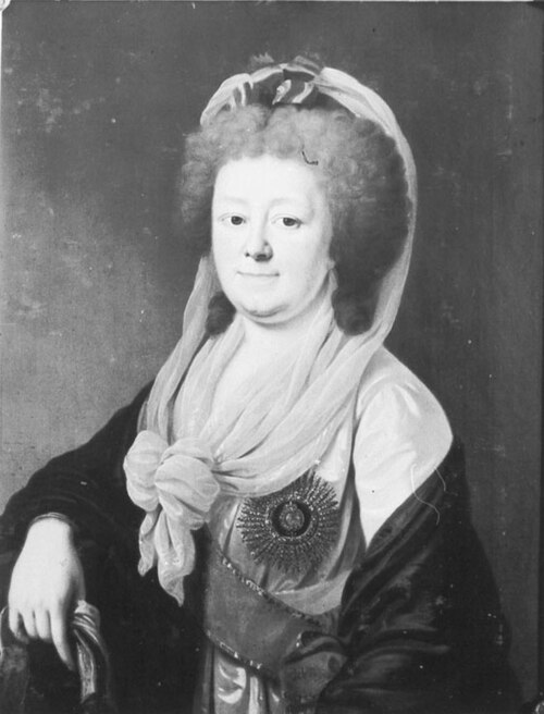 Portrait de Friederike von Anhalt-Zerbst (1744-1827), 1807, Johann Friedrich August Tischb