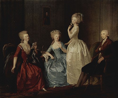 Portrait of the Saltykov Family, 1785, Johann Friedrich August Tischb