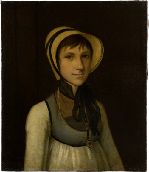 Portrait of Marie Barbara Lauck, , Johann Friedrich August Tischb