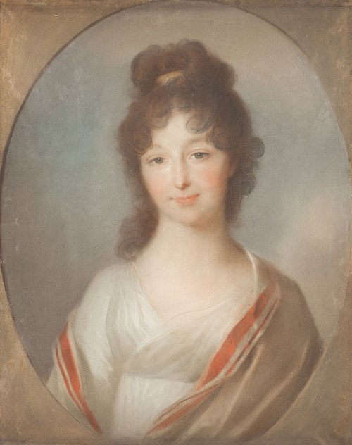 Brustbild der Caroline Tischbein, 1798, Johann Friedrich August Tischb