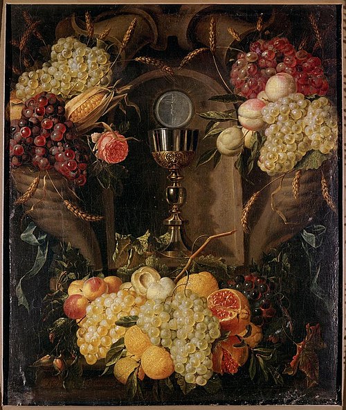 Allégorie de l'Eucharistie, 1650, Alexander Coosemans
