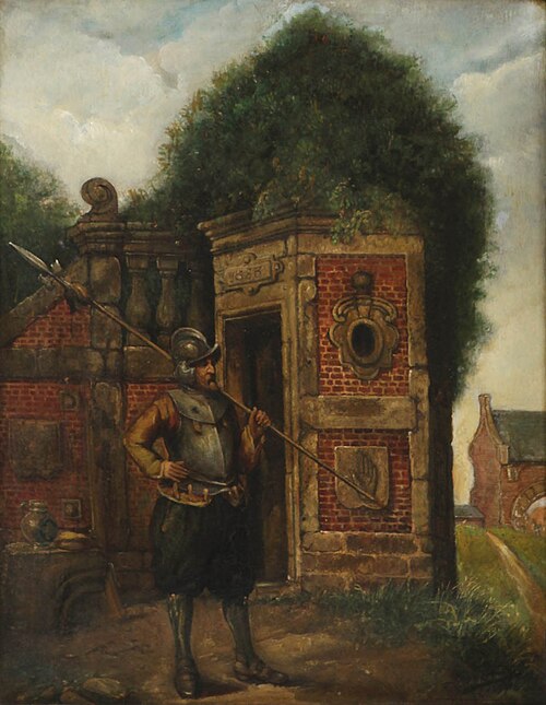 Guard at the tower, 1899, Benjamin Linnig