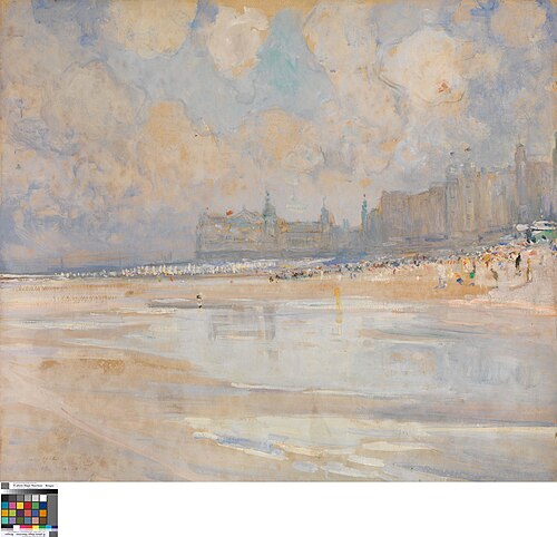Het strand van Oostende, , Alexandre Marcette