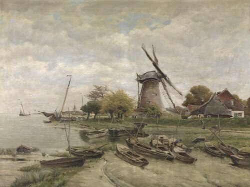 The Scheldt in Mariekerke, , Isidore Meyers