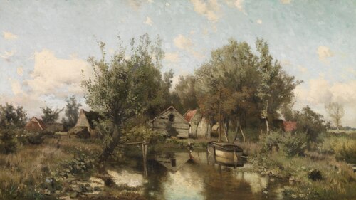 Landscape near Waasmunster, , Jacques Rosseels
