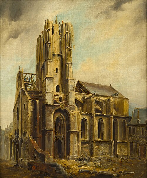 Sint-Nicolaaskerk te Maastricht tijdens de afbraak in 1838, 1838, Alexandre Schaepkens