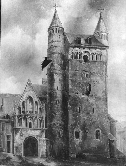 O.L.Vrouwekerk met hoofdportaal, , Alexandre Schaepkens
