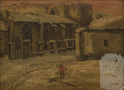 Ruïne van de kerk van het St.Antoniusklooster te Maastricht, , Alexandre Schaepkens