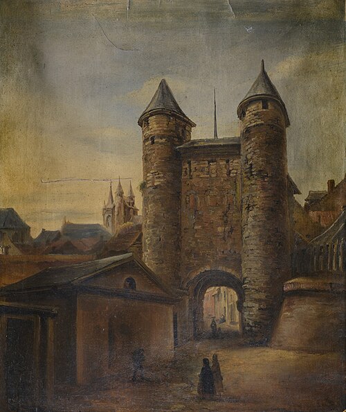 Helpoort vanaf het zuiden, 1864, Alexandre Schaepkens
