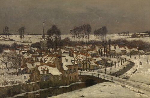 Winter in Brabant, 1908, Jean-François Taelemans