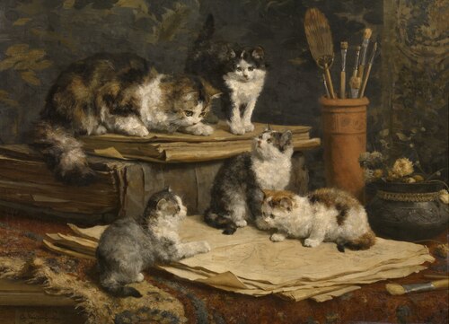 The Busybody, 1911, Charles van den Eycken