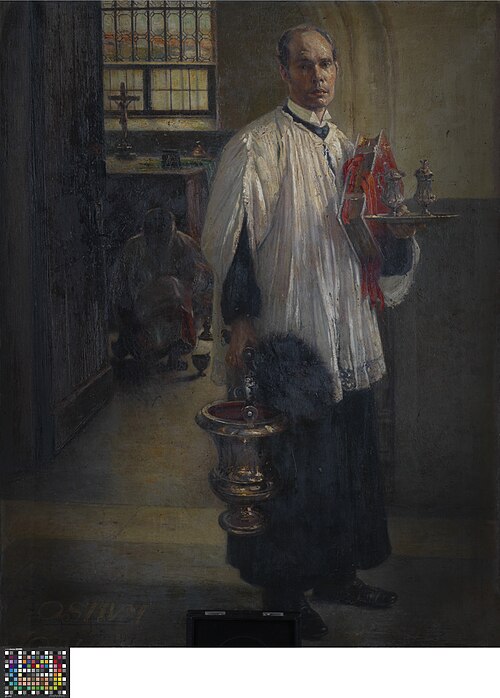 The sacristan, 1901, Theo Van Doormael