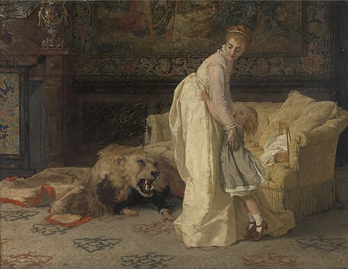 Le Lion, 1874, Franz Verhas
