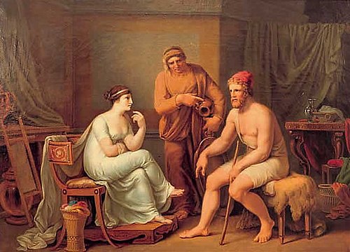 Ulysse et Pénélope, 1850, Johann Heinrich Wilhelm Tischb