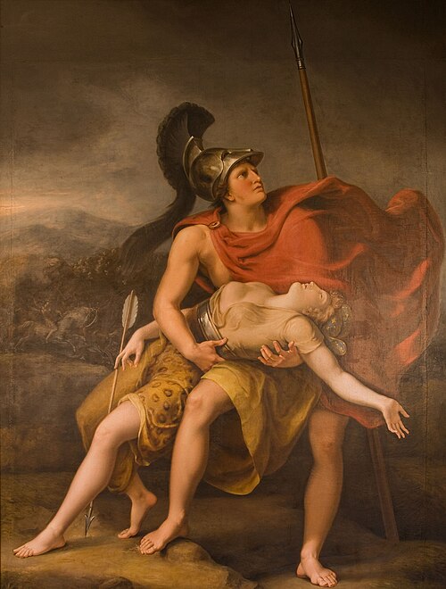 Achilles and Penthesilea, 1823, Johann Heinrich Wilhelm Tischb