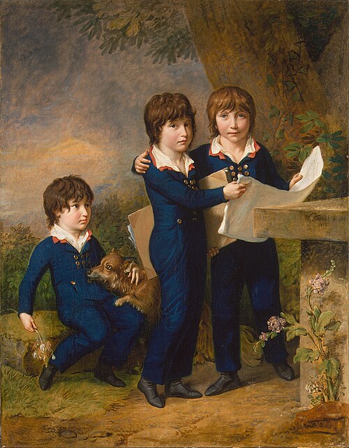 The Children of Martin Anton Heckscher: Johann Gustav Wilhelm Moritz (1797–1865), Carl Martin Adolph, 1805, Johann Heinrich Wilhelm Tischb