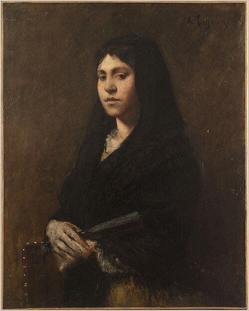 Femme à l'éventail, 1882, Alexandre Falguière