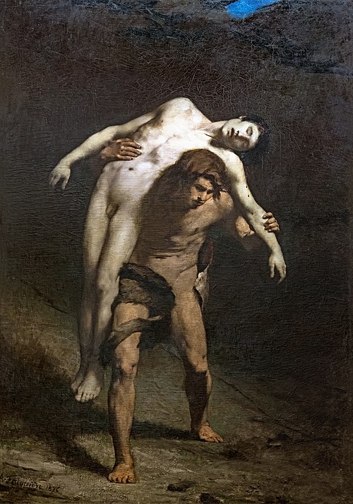 Caïn portant le corps d'Abel, 1876, Alexandre Falguière