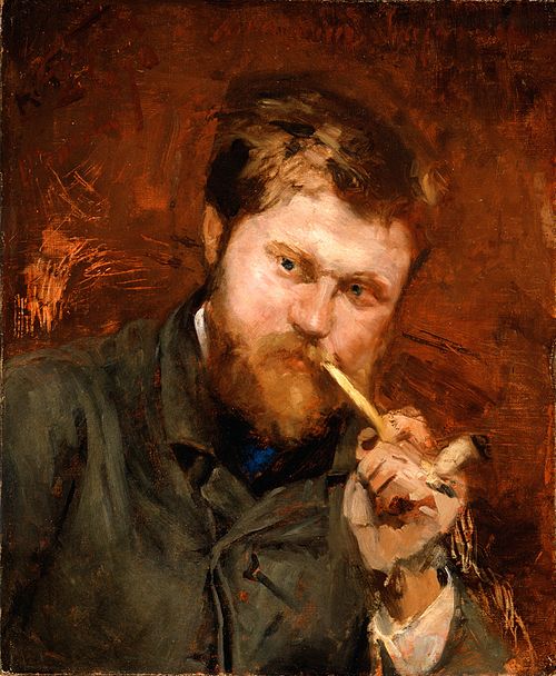 Man Smoking a Pipe, 1875, Alexandre Falguière