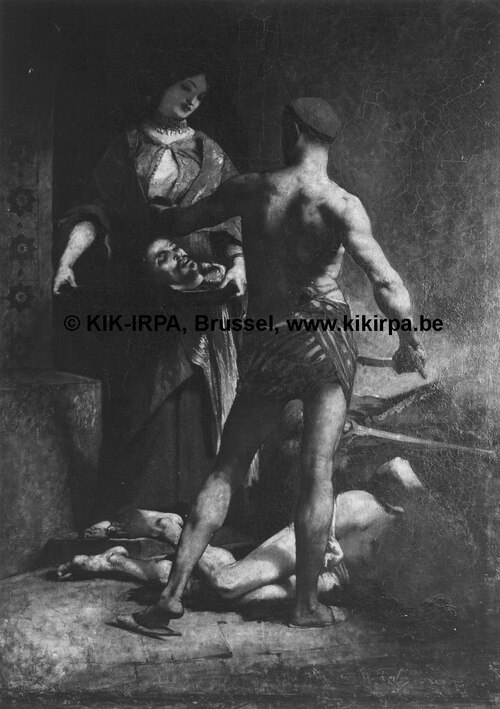 Beheading of St. John the Baptist, , Alexandre Falguière