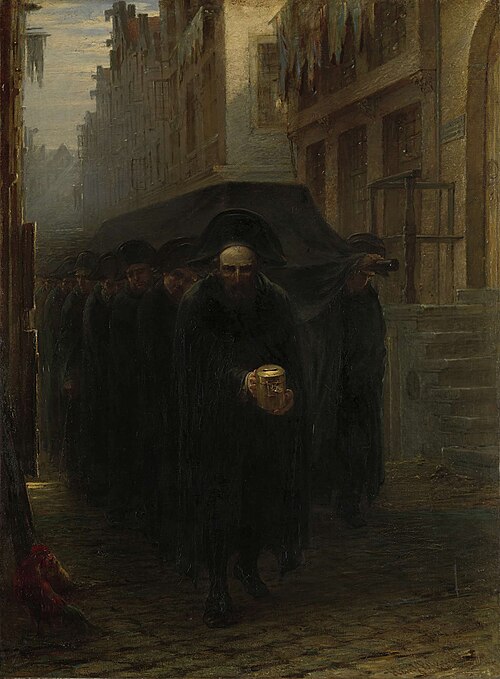 A Jewish Funeral, 1879, Hein Burgers