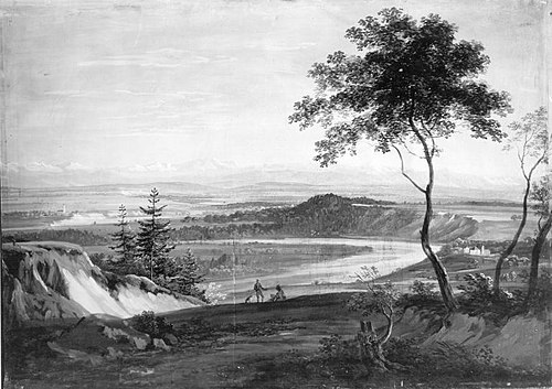Das Lechtal, 1809, Johann Georg von Dillis