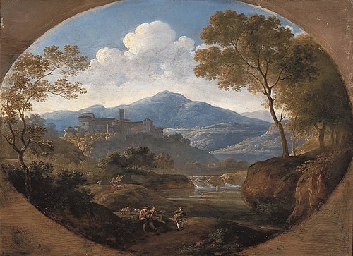 Grottaferrata bei Rom, 1796, Johann Georg von Dillis