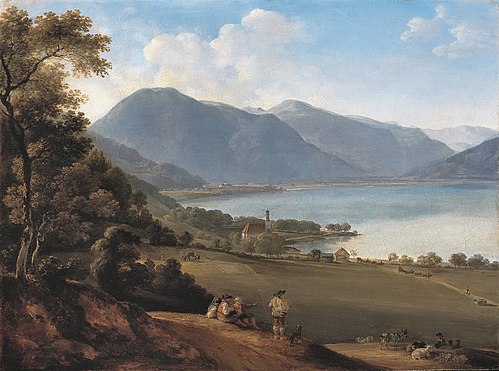 Der Tegernsee, 1825, Johann Georg von Dillis