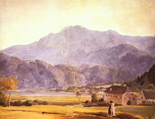Landschaft mit Herzogstand und Heimgarten, , Johann Georg von Dillis