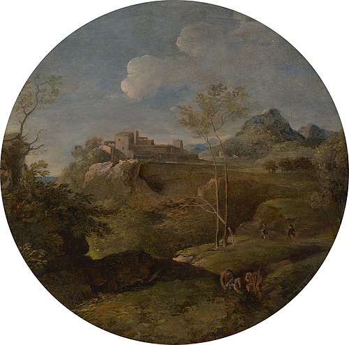 Ideale Landschaft, 1795, Johann Georg von Dillis