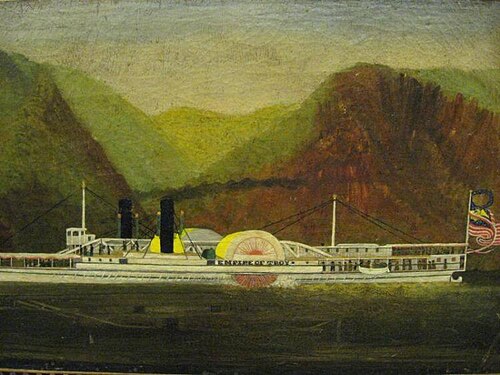 Steamboat "Empire of Troy", 1843, Jurgan Frederick Huge