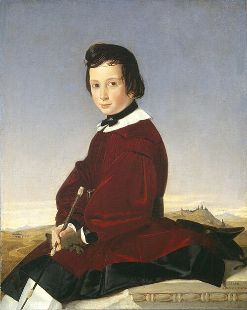 Portrait of a Young Horsewoman, 1839, Charles David