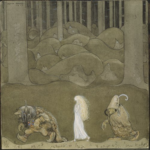 La Princesse et les Trolls, 1913, John Bauer
