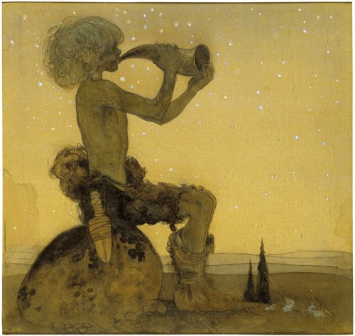 Vill Vallareman (a Fairy Shepherd), 1910, John Bauer