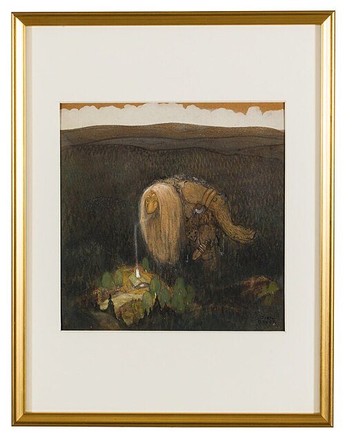 A Forest Troll, 1909, John Bauer