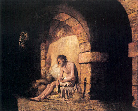 Captive from Sterne, 1775, Joseph Wright of Derby