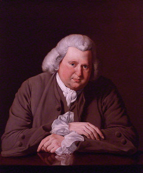 Porträt des Erasmus Darwin, 1770, Joseph Wright of Derby