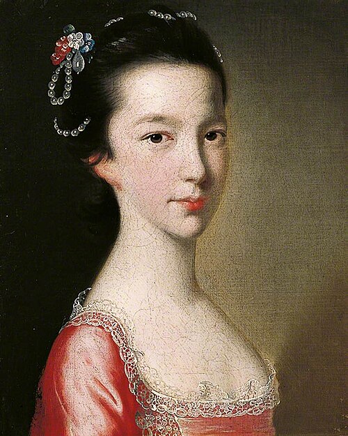 Portrait of a Girl (Jane Monck, d.1794), 1760, Joseph Wright of Derby