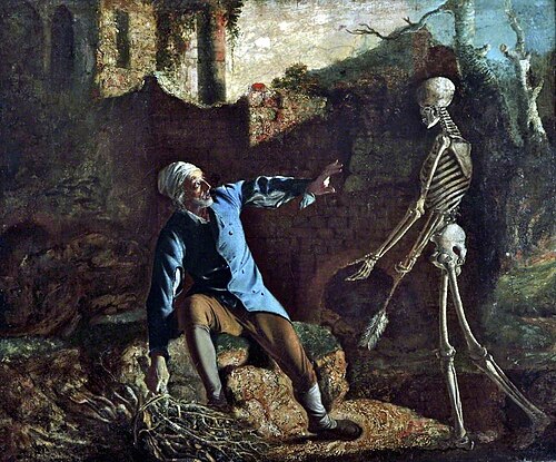 The Old Man and Death, 1775, Joseph Wright of Derby