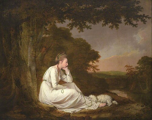 Maria, from Sterne, 1777, Joseph Wright of Derby