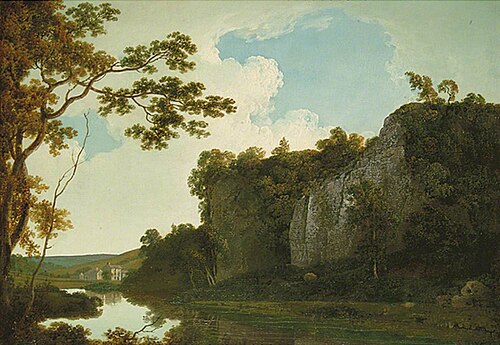 River Landscape, 1785, Joseph Wright of Derby