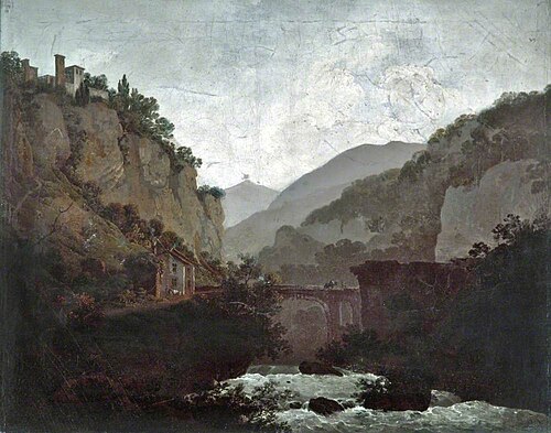 The Convent of San Cosimato, 1787, Joseph Wright of Derby