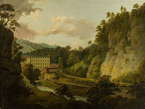 Arkwright's Mills, 1795, Joseph Wright of Derby