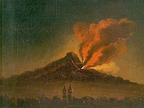 Vesuvius in Eruption, Italy, , Joseph Wright of Derby